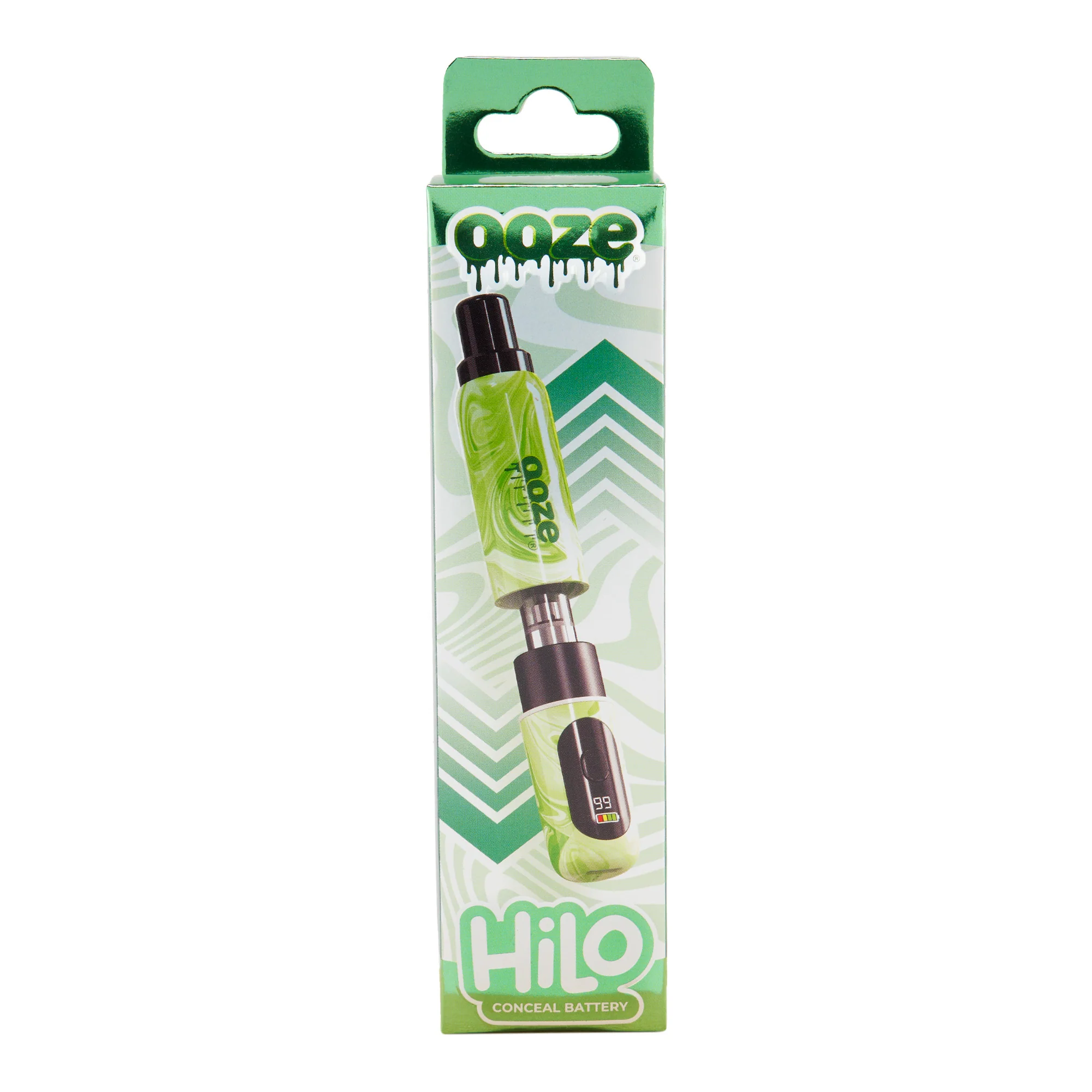 Hivo 510 Thread Conceal Battery – 400 mAh – Green Swish - Image 9
