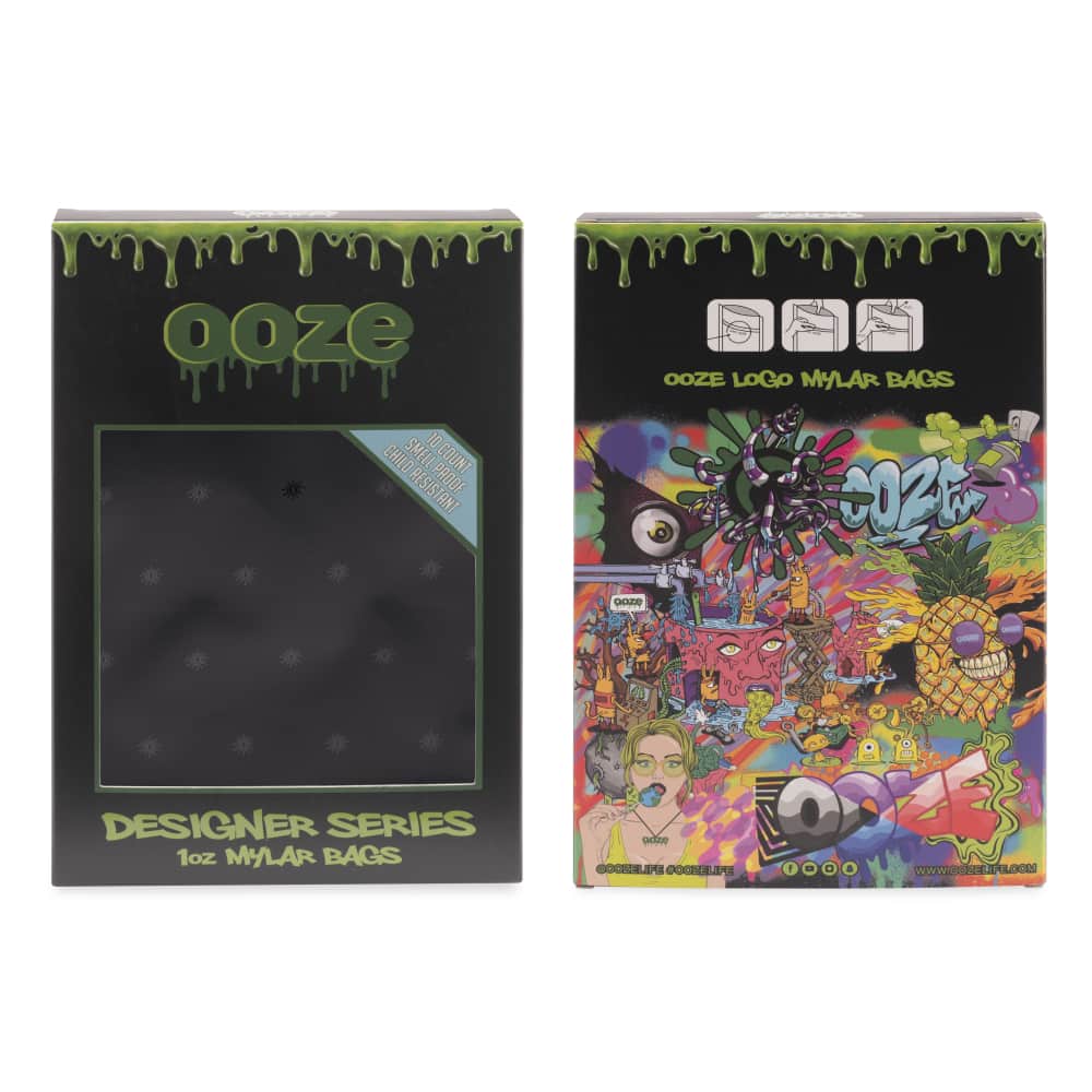Ooze Designer Series 1 Ounce Mylar Bag 10-Pack Box - Logo - Image 7