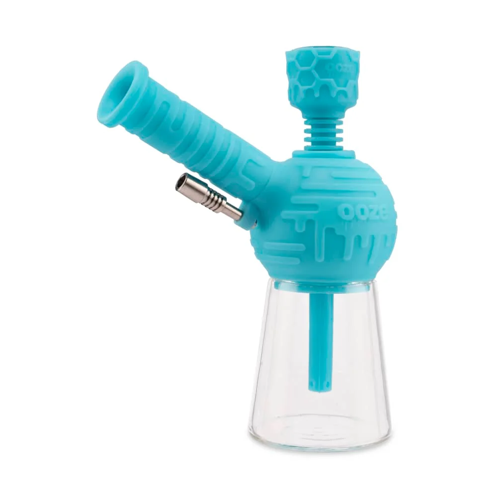 Blaster - Silicone Glass 4-In-1 Hybrid - Aqua Teal - Image 4