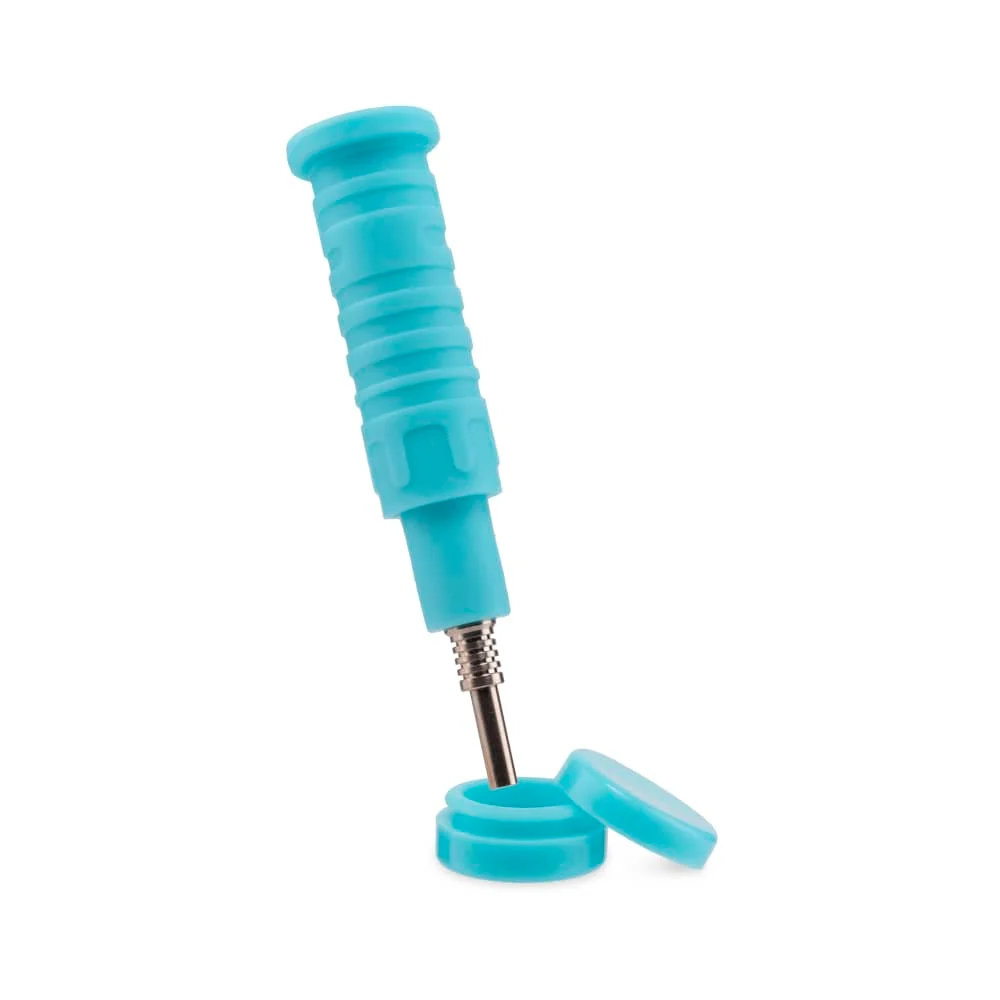 Blaster - Silicone Glass 4-In-1 Hybrid - Aqua Teal - Image 7