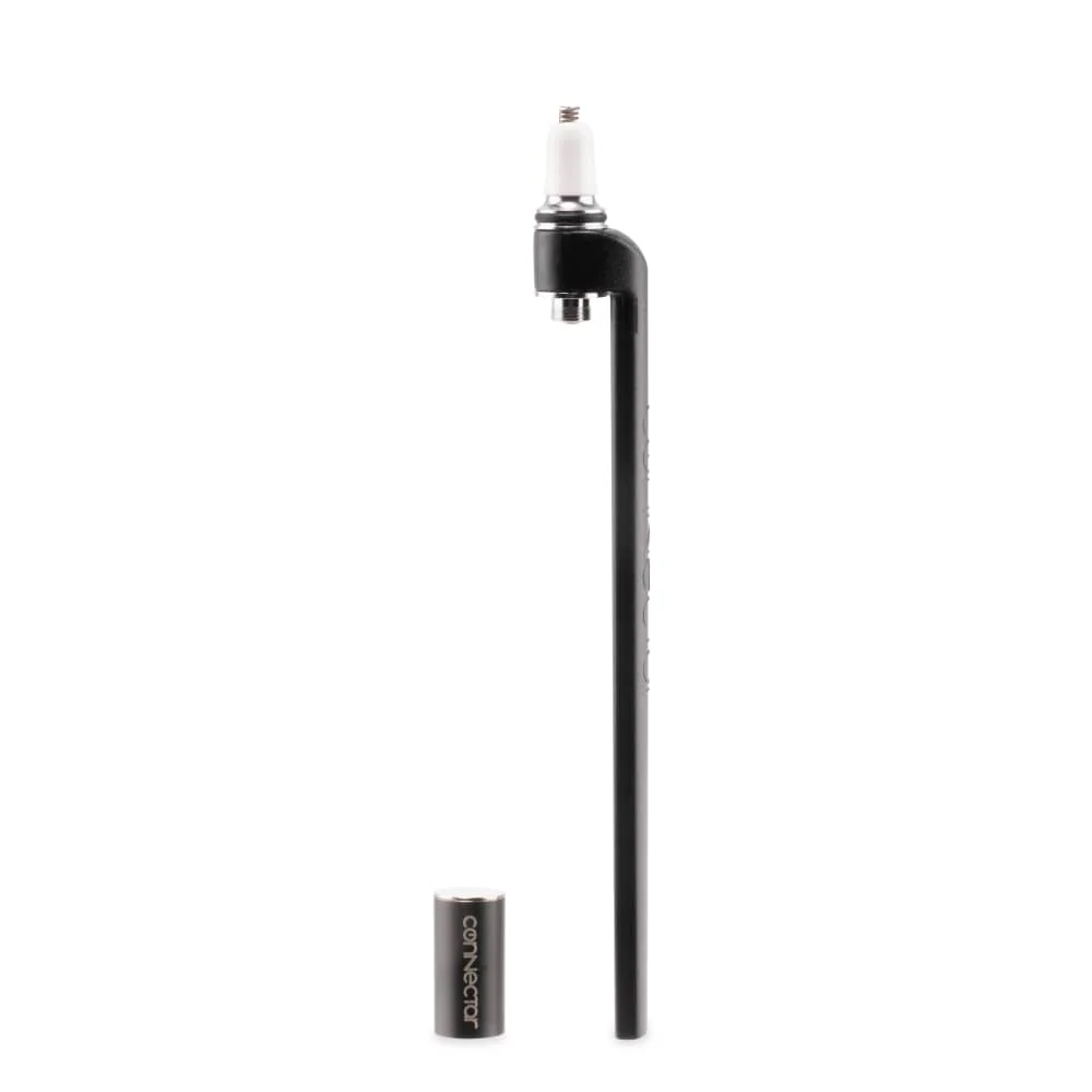Ooze x Stache ConNectar – 510 Thread Dab Straw Attachment – Black - Image 3