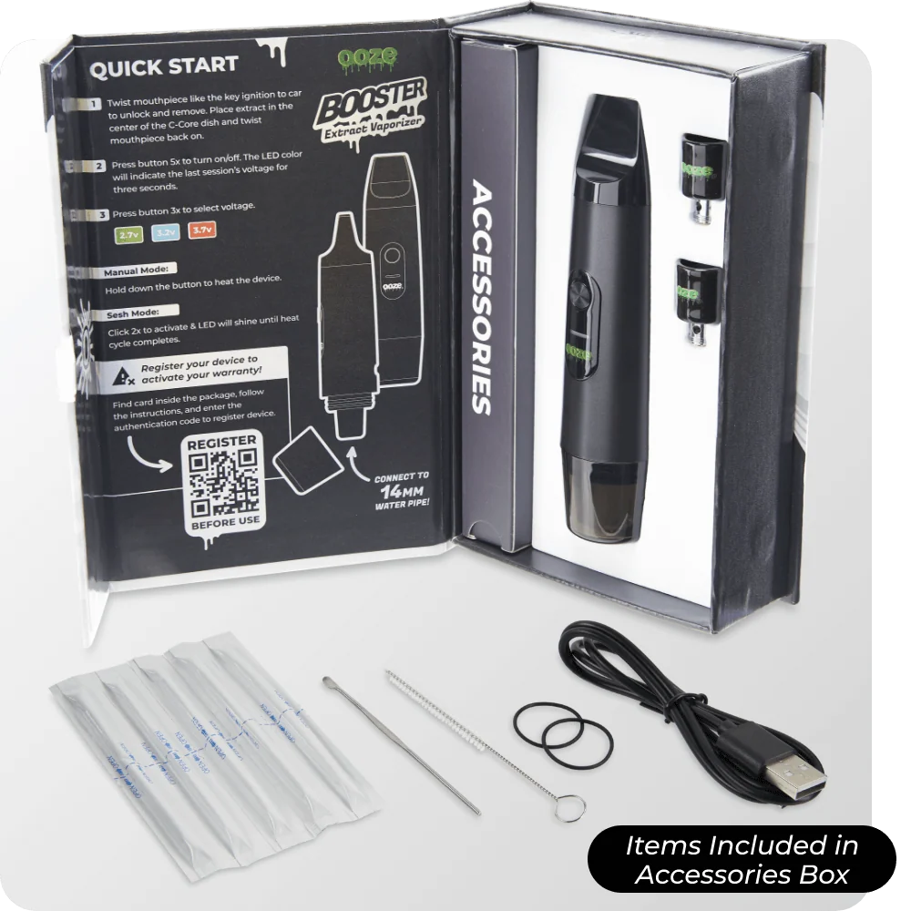 Booster Extract Vaporizer – C-Core 1100 mAh - Panther Black - Image 5