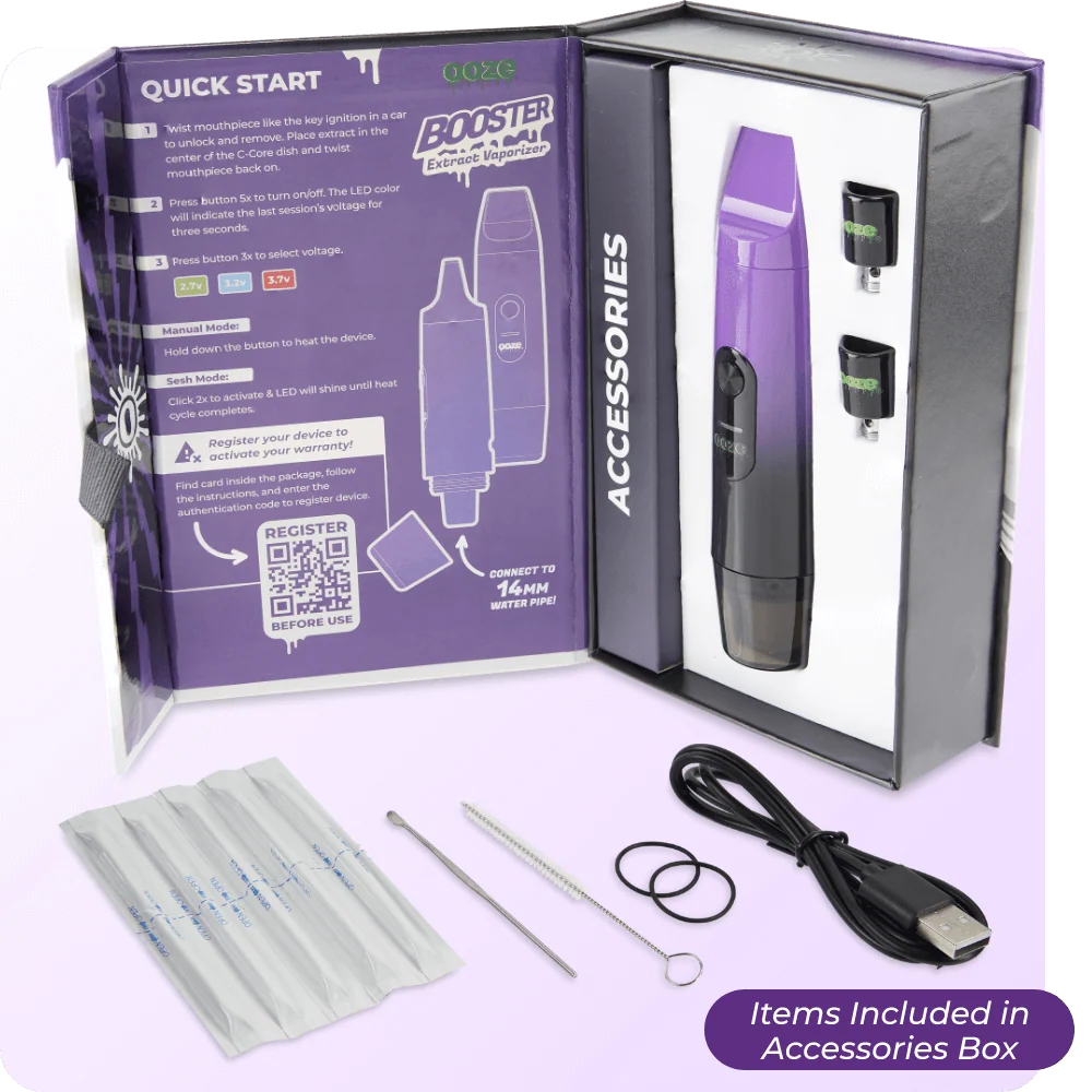 Booster Extract Vaporizer – C-Core 1100 mAh – Galaxy Purple - Image 7