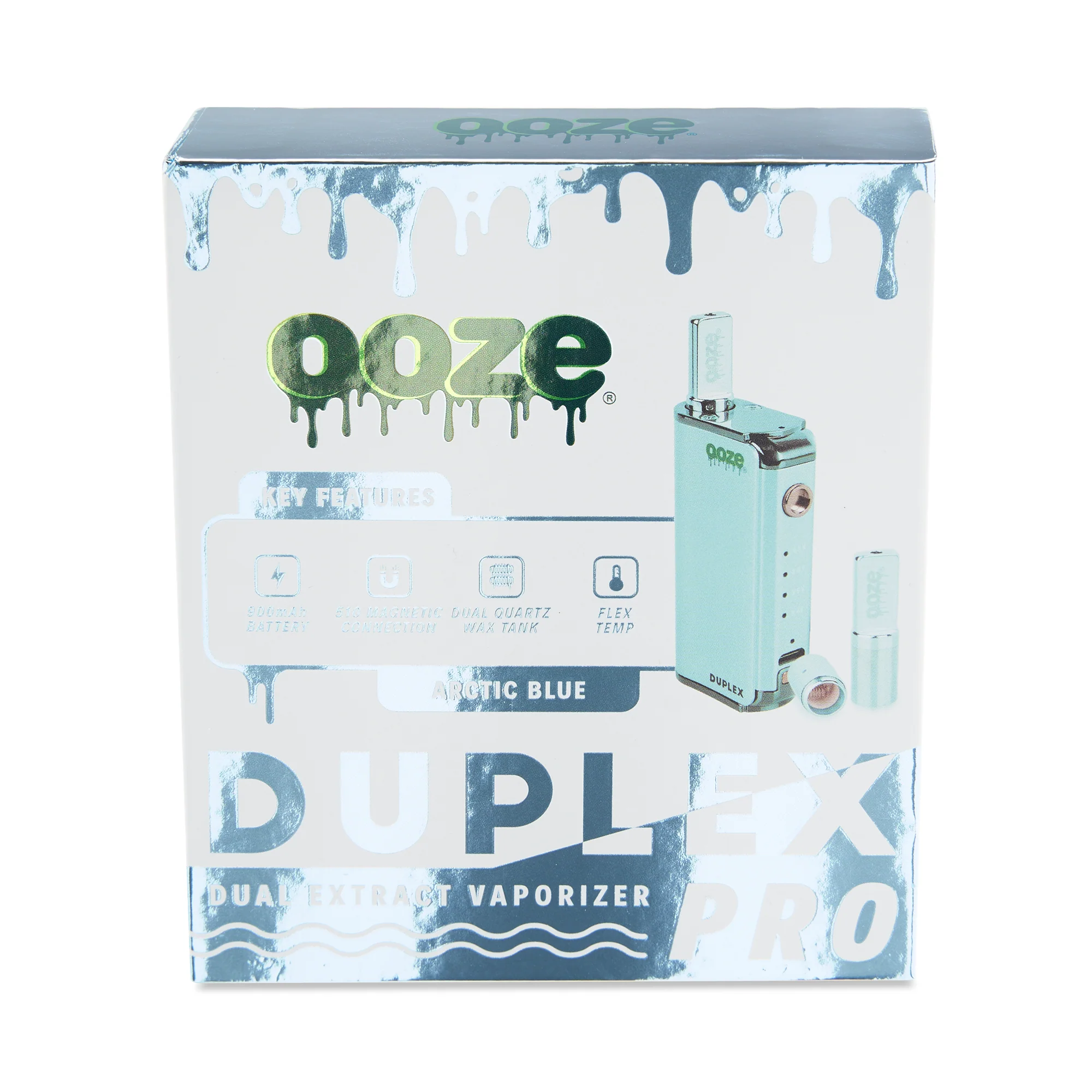 Duplex Pro – 900 mAh – Cartridge & Wax Vaporizer - Arctic Blue - Image 8
