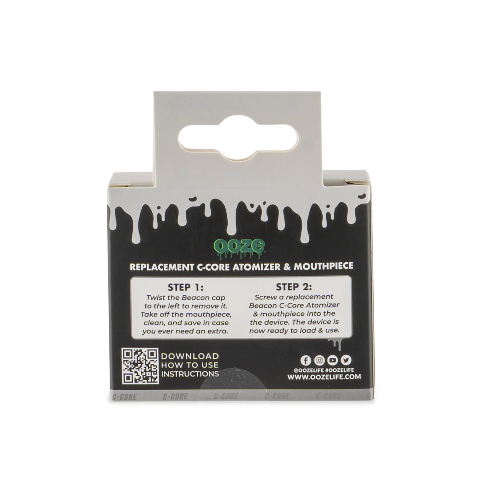 Beacon Onyx Atomizer & Mouthpiece Replacement 2-Pack - Panther Black - Image 4