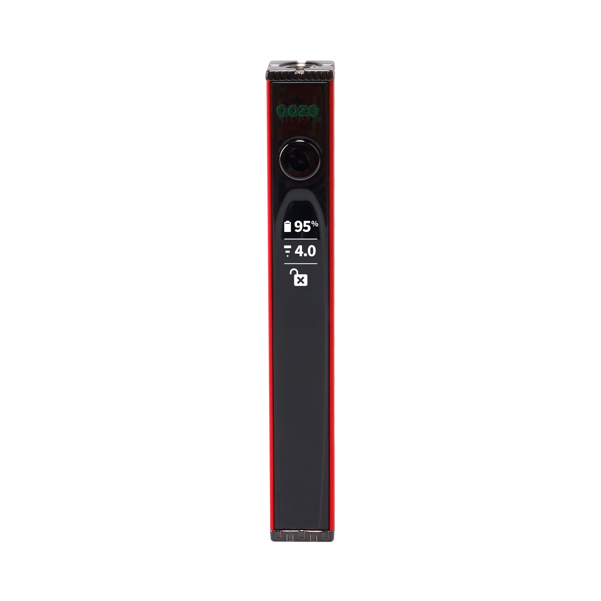 Quad 2 – 500 mAh Square Vape Battery – Ruby Red - Image 3