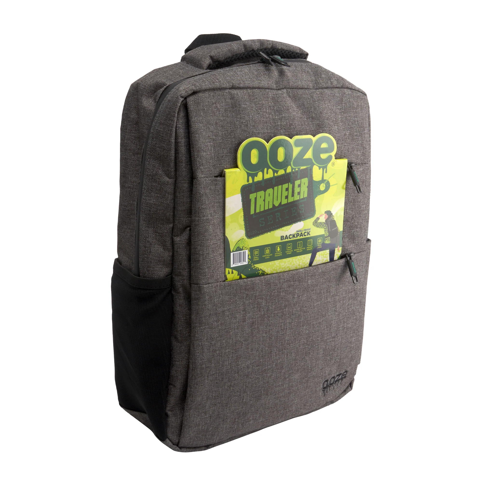 Ooze Smell Proof Backpack - Traveler Series - Smoke Gray - Image 4