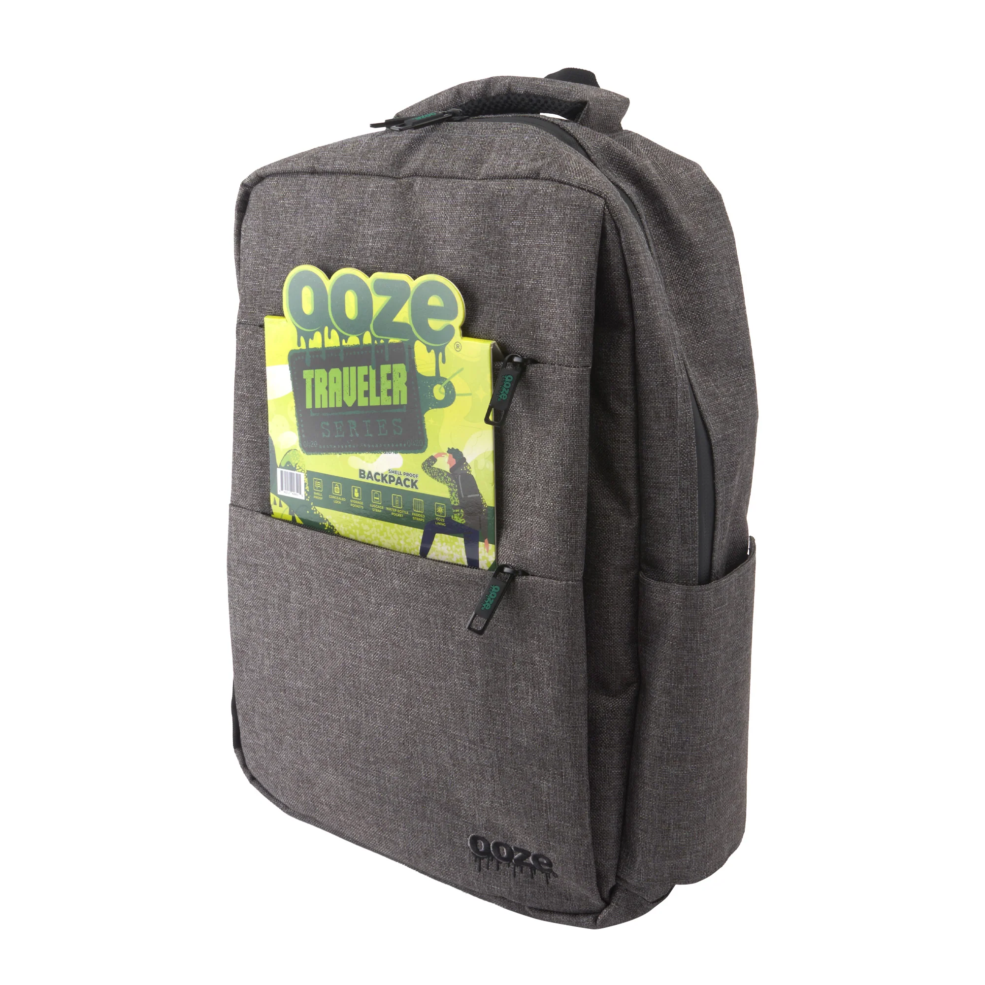 Ooze Smell Proof Backpack - Traveler Series - Smoke Gray - Image 7