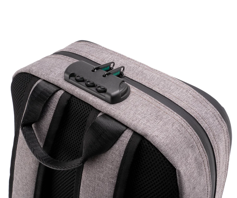 Ooze Traveler Classic Smell Proof Backpack - Smoke Gray - Image 6