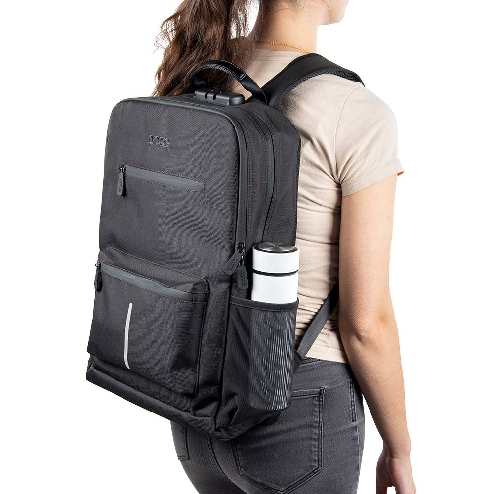 Ooze Traveler Smell Proof Locking Backpack - Desert Sand - Image 9