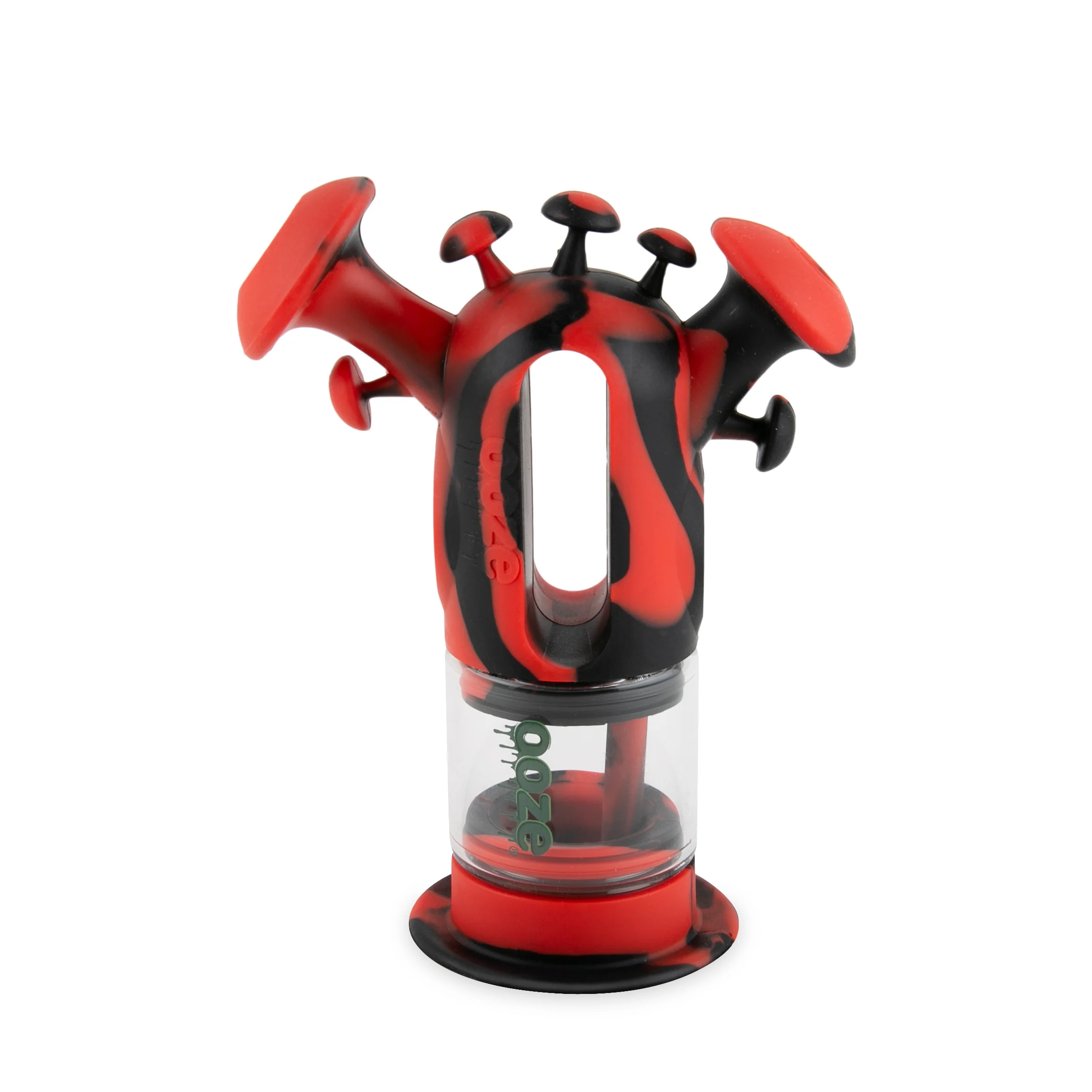 Ooze Trip Pipe Silicone Water Bubbler & Dab Rig - Lava - Image 3