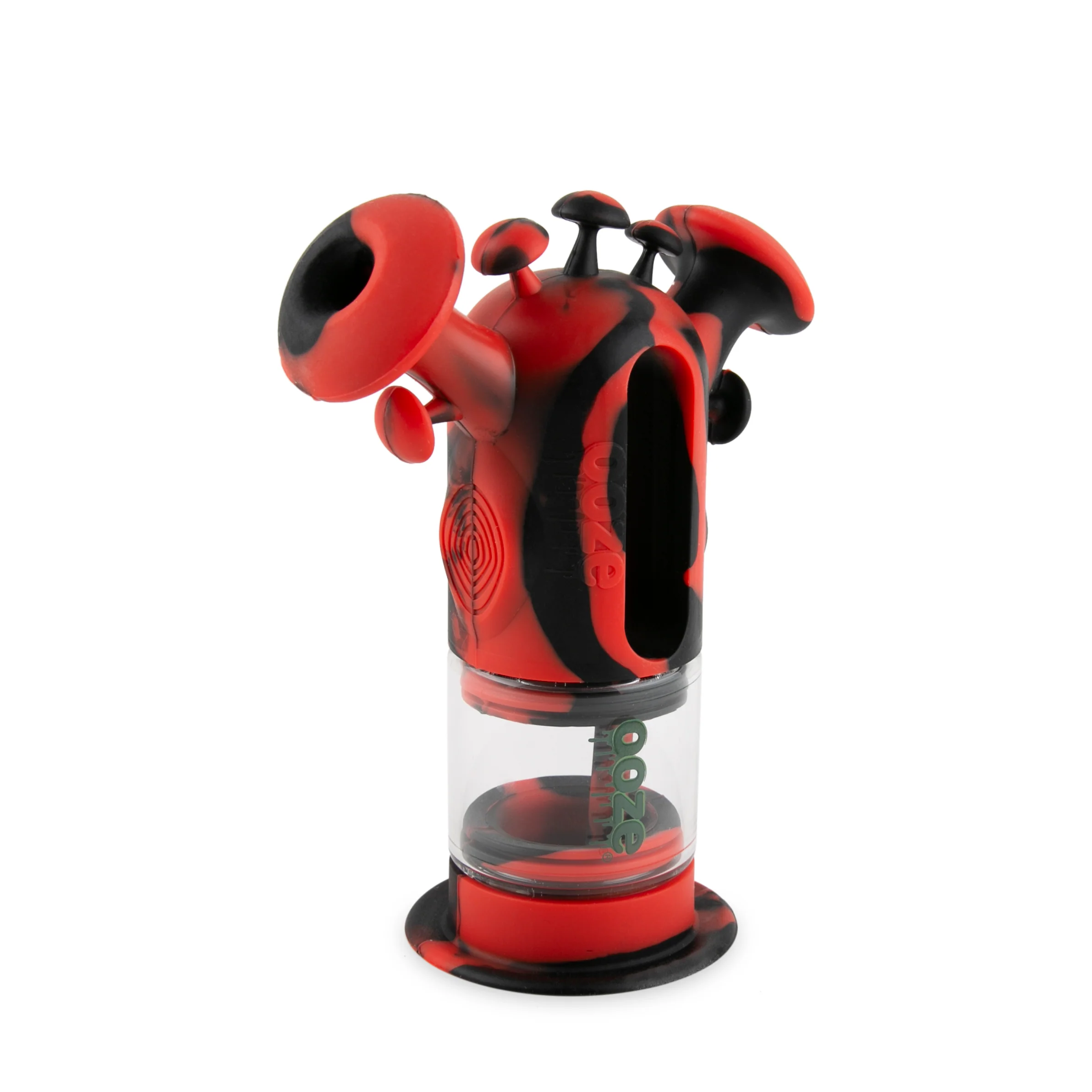 Ooze Trip Pipe Silicone Water Bubbler & Dab Rig - Lava - Image 5